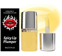 Spicy Lip Plumper Oil, Hydrating Volumizing Lip Gloss, Moisturizing Lip Plumper Gloss, Moisturizing Lips Care Serum for Dry Cracked Lips (1pcs)