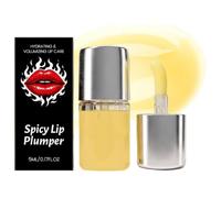 Spicy Lip Plumper Oil,Hydrating Volumizing Lip Gloss, Moisturizing Lips Care Serum for Dry Cracked Lips (1)
