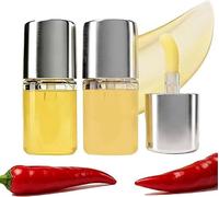 Spicy Lip Plumper Oil,Plumping Lip Oils,Hydrating Volumizing Lip Gloss,Moisturizing Lips Care Serum for Dry Cracked Lips,Moisturizing Lip Plumper Gloss for Fuller Looking Lips & Fine Lines (2 pcs)