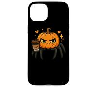 Spicy Pumpkin Spider Coffee Halloween Shirt Cute Case for iPhone 15 Plus
