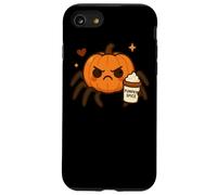 Spicy Pumpkin Spider Coffee Halloween Shirt Cute Case for iPhone SE (2020) / 7/8