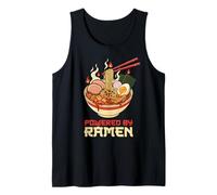 Spicy Ramen Bowl Japanese Noodle Lover Powered by Ramen Tank Top