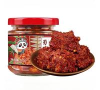 Spicy red Fermented bean curd, Sichuan specialty dried tofu, super hot chili sauce, five-spice tofu, side dishes, condiments, chili sauce, hot sauce, hot pot dipping sauce, seasoning (120g,1 can)