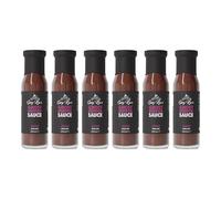 Spicy Rye's Ghost Pepper Sauce 6 Pack 250ml - Smooth, Smokey Extra Hot Sauce Made with Scotch Bonnet Peppers & One of the World's Hottest Chillies