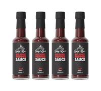 Spicy Rye's Hot Honey Pepper Sauce 4 Pack 150ml - Smooth, Sweet and Spicy Hot Sauce with Honey & Scotch Bonnet Chillies - For Glazing, Drizzling & Cocktails
