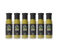 Spicy Rye's Jerk & Pineapple Sauce 6 Pack 250ml - Smooth, Smokey and Tangy Caribbean Hot Sauce Made with Pineapple, Jerk Seasoning and Scotch Bonnet Peppers
