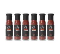 Spicy Rye's Original Hot Pepper Sauce 6 Pack 250ml - Smooth, Ketchup-Style Hot Sauce with Tomatoes & Scotch Bonnet Chillies - For Dipping & Marinading