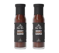 Spicy Rye's Smoky BBQ Sauce 2 Pack 250ml - Smooth, Smokey American-Style BBQ Sauce with Tomatoes, Honey & Smoked Paprika - For Dipping & Marinading