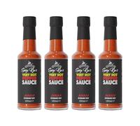 Spicy Rye's Very Hot Pepper Sauce 4 Pack 150ml - Smooth, Extremely Hot Chilli Sauce with Carolina Reaper, Ghost Pepper, Habanero and Scotch Bonnet Chillies
