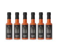 Spicy Rye's Very Hot Pepper Sauce Black Edition 6 Pack 150ml - Extremely Hot Chilli Sauce with Carolina Reaper, Ghost Pepper, Habanero & Scotch Bonnets