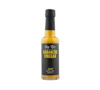 Spicy Rye's Yellow Habanero Vinegar 150ml - Fiery White Wine Vinegar Made with Very Hot Habanero Chillies and Avocado Oil for Drizzling and Dipping