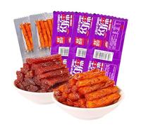Spicy snack Latiao Spicy slices 10/20/40/60/80/100 pieces,Individual small package,small gluten spicy stick,instant spicy,Chinese characteristic snacks,mala latiao,Instant snack (40 pieces)