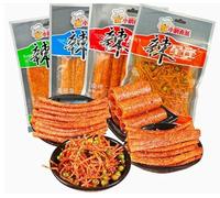 Spicy Stick 280g/bag of Casual Snacks Spicy Noodles Big Spicy Stick Spicy Stick Handmade Spicy Strips, La Tiao, Spicy Strip, Konjac, Spicy Jindao Spicy Strips Vegetarian (Four Kinds of Mix and Match)