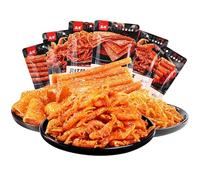 Spicy Strip Small Gluten ，Handmade Spicy Strips， Sweet Spicy Flavor ，Chinese Spicy Snack ，Snacks Instant Snacks Spicy Snacks，Traditional gluten (Hot silk,2 bag)