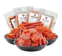Spicy Strips Chinese Snack, Chinese Delicious Snack Instant Snack 280g/group Web Celebrity Handmade Spicy Strips,lataio Spicy Strips, Spicy Large Latiao (4 kinds of spicy strips mixed-280g)