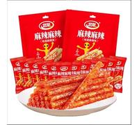 Spicy Strips Chinese Snacks, Weilong Latiao Snacks Gift Pack, Vegetarian Spicys Small Gluten, Casual Snack Gifts, Spicys Lataio, Nostalgic Bean Curd Glutens Snack (Very spicy,60 bags (1080g))
