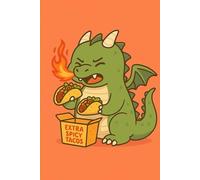 Spicy Taco Dragons Breath: Quirky Rooster Notebooks