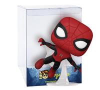 Spide r-Man Upgraded Suit: P o p ! Vinyl Figurine Bundle with 1 Compatible Graphic Protector (923-57634 - B)