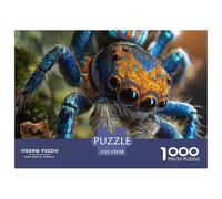 Spider 1000 Piece Jigsaw Puzzle Family Game Creative Jigsaws Stress Reliever for Travel Gifts,Present 52x38cm/1000pcs