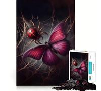 Spider Attack Jigsaws 1000 Pieces for Adults Mind Exercise Toy Stress Relief Design Assembly Elegant Gift 38x26cm