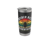 Spider Bite Survivor I Survived a Spider Bite Stainless Steel Insulated Tumbler