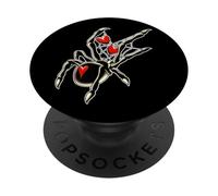 Spider Black Widow Love Web PopSockets Adhesive PopGrip