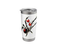 Spider Black Widow Love Web Stainless Steel Insulated Tumbler