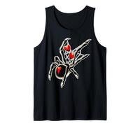Spider Black Widow Love Web Tank Top