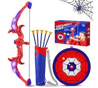 Spider Bow and Arrow Set Kids, Toys for 3-12 Year Old Boys Gifts for Boys Age 4 5 6 7 8 9 Archery Set Kids Toys Age 3-12 Outdoor Toys for 6 8 9 10 11 12Year Old Boys Garden Toys Age 6-9 Birthday Gift