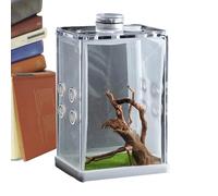 Spider Breeder Box - Reptile Terrarium, Feeding Spider Cage, Housing Accessories, Amphibian Supply for Amphibians, Home Use, So Easy and No Problems, So Easy to Take with You