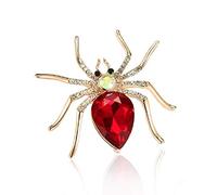 Spider Brooch Pin Vintage Crystal Brooches Diamond Inlaidand Alloy Clothes Accessories For Women
