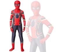 Spider Child Costume, Spider Costume Classic Jumpsuit, Bodysuit with Mask, Halloween Outfit Fancy Dress Up Jumpsuit Bodysuit Cosplay - L/130, Bicycle Seat