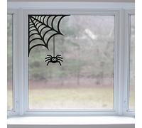 Spider cobweb window sticker | Halloween window stickers