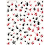 Spider Collection (# Spider Press on Nail Stickers Black and Red # …)