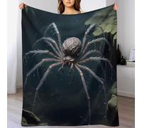 Spider Comfort Fur Throw Blanket - Soft, Warm, Cozy, Luxury, Fluffy Blankets for Couch And Bed - Throws for Sofa for Kids Teen Young Boys Girls, （140×180cm）