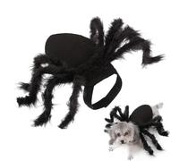 Spider Costume for Pets Holiday Cosplay Spooky Cat Black Outfit