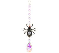 Spider Crystal Sun Catcher Decorative Ornament Reflects Colorful Beams | Easy Hanging without Drilling or Tape, Built to Last, Suitable for Balconies and Yards, Indoor or Outdoor Use