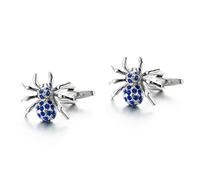 Spider Cufflinks for Men, Rhinestone Crystal Spider Cufflinks, Viking Animal Cuff Links, Spider Shirt Tuxedo Cufflinks, Punk Cufflinks French Cufflinks, Best Man Wedding Cufflinks Gifts
