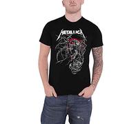 Spider Dead Band Logo T Shirt metallica Black L