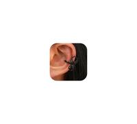 Spider Ear Cuff Earrings for Women Gothic Punk Vintage Cartilage Clip On Wrap Earrings No Piercing Halloween Jewelry, Metal, No Gemstone