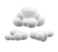 Spider Enclosure Accessories - 3D Printed Cloud Set, 3 Piece Magnetic Mount with Floating Design, Clean Polymer, Interactive Climbing Ledge, Small Pets Resting Exploration Decor
