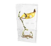 Spider Enclosure Accessories - Magnetic Fruit Design Box, Jumping Spider Habitat Decoration, Cute Terrarium Ornament for Reptiles and Small Pets | Halloween Grass Pampas Turtle Bearded Dragon Gecko