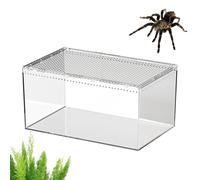 Spider Enclosure, Acrylic Reptile Tank, Safe Terrarium for Spiders, Indoor Pet Enclosure, Portable Transparent Cave, Compact & Space Saving, Pet Tank for Snakes 7.87x5.91 Inches
