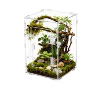 Spider Enclosure - Clear Acrylic Habitat Box - Praying Mantis Enclosure,for Reptile Fish Turtle Bearded Dragon Snake Tortoise Gecko Hermit Crab