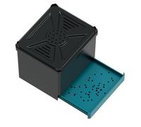 Spider Enclosure - PVC 10.2 x 9.0 x 9.0 cm | Food Container | Ventilated Housing for Science Projects, Perfect Spiders, and Small Reptiles, Ideal Learning Presentation in the Classroom