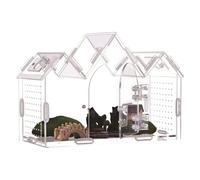 Spider Enclosure - Tarantula Clear Acrylic Terrarium with Magnetic Doors,Spider House,for Frog Turtle Hermit Crab Gecko Lizard Snake Mantis Tortoise Bearded Dragon Reptile
