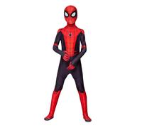 (Spider Far From Home, Kid:150-160cm) Spiderman Halloween Cosplay Costume Party Cosplay Jumpsuit Fancy Dress Kids & Adult