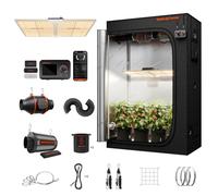 Spider Farmer 2x4 SF2000 200W Complete Grow Tent Kit with GGS Auto Control | Full Spectrum Dimmable LED Grow Light, 120x60x180cm Mylar Grow Tent, 4" Ventilation System Set, for Indoor Garden Hydroponic