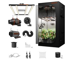 Spider Farmer Complete Grow Tent Kits Set Up 300W Led Grow Light for Home box