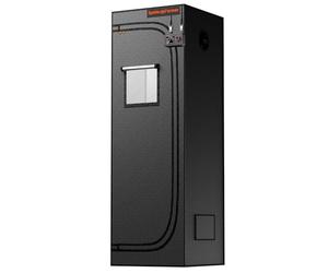 Spider Farmer grow 2x2x6 Pro-Grade Tent, 24"x24"x72", with Observation Window and Floor Tray, 1680D Thick Mylar Canvas Hydroponic Grow Tent